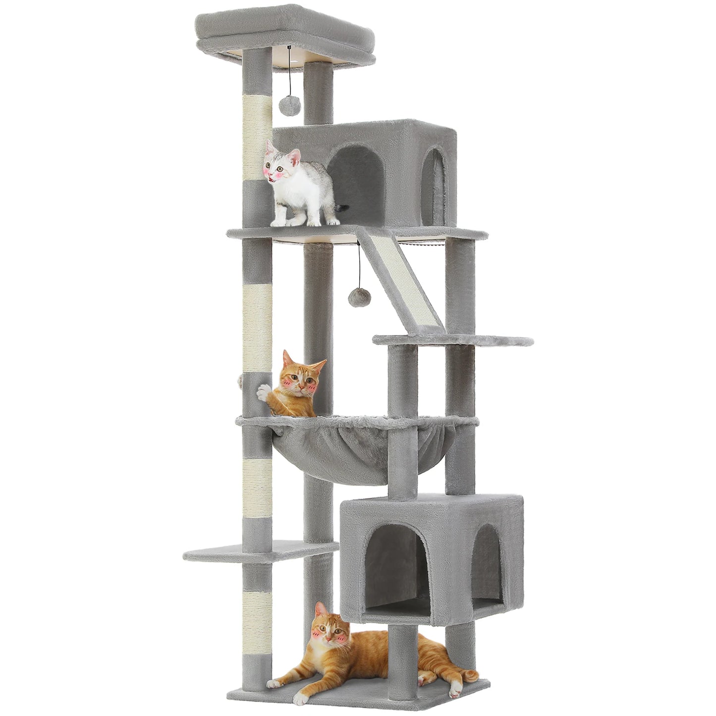 PAWZ Road Cat Tree Tower With Multi Level Condo Pad