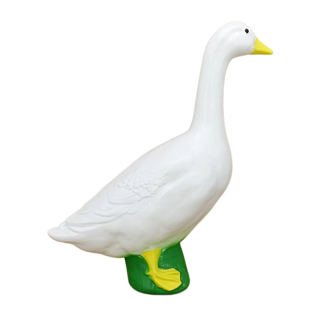 Resin Goose Statue For Home Garden Decor Yard Ornament