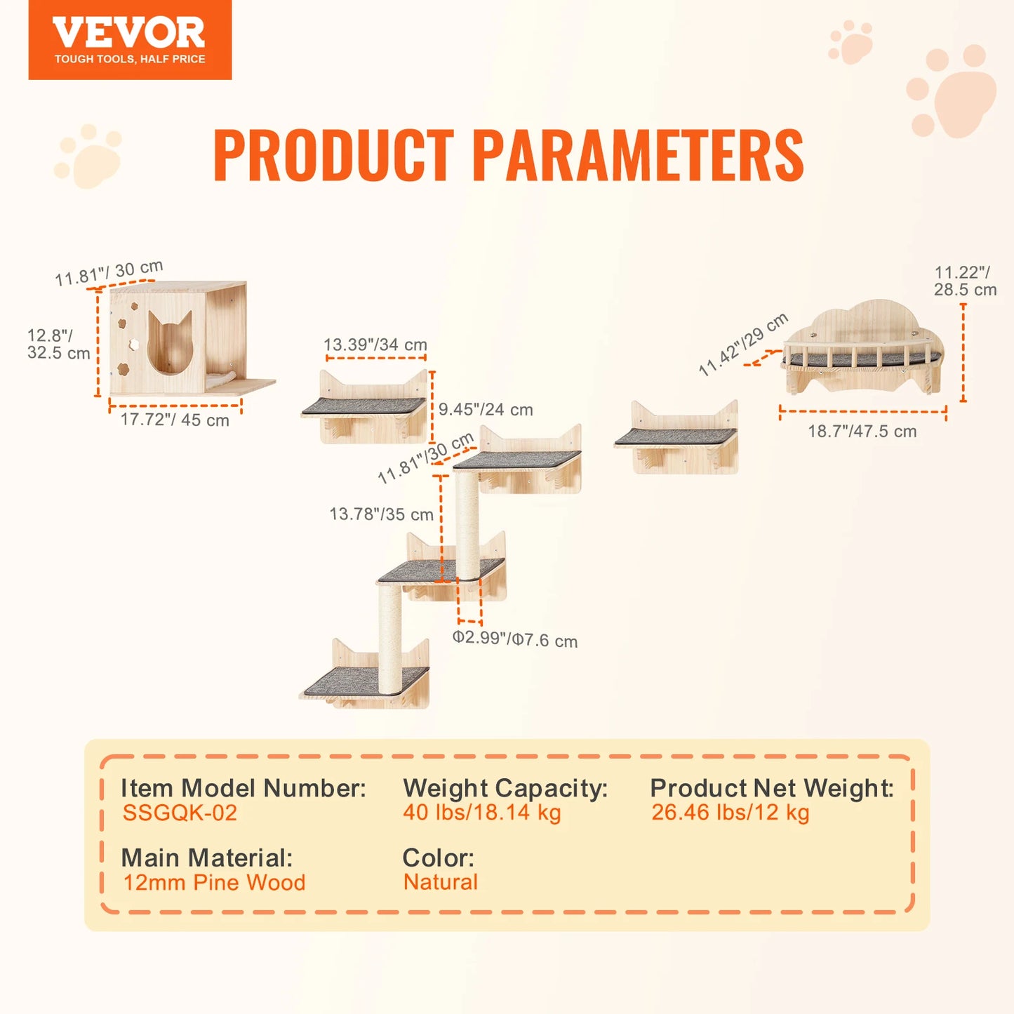Wall Mounted Cat Shelves And Perches With Jumping Boards Cat Tree