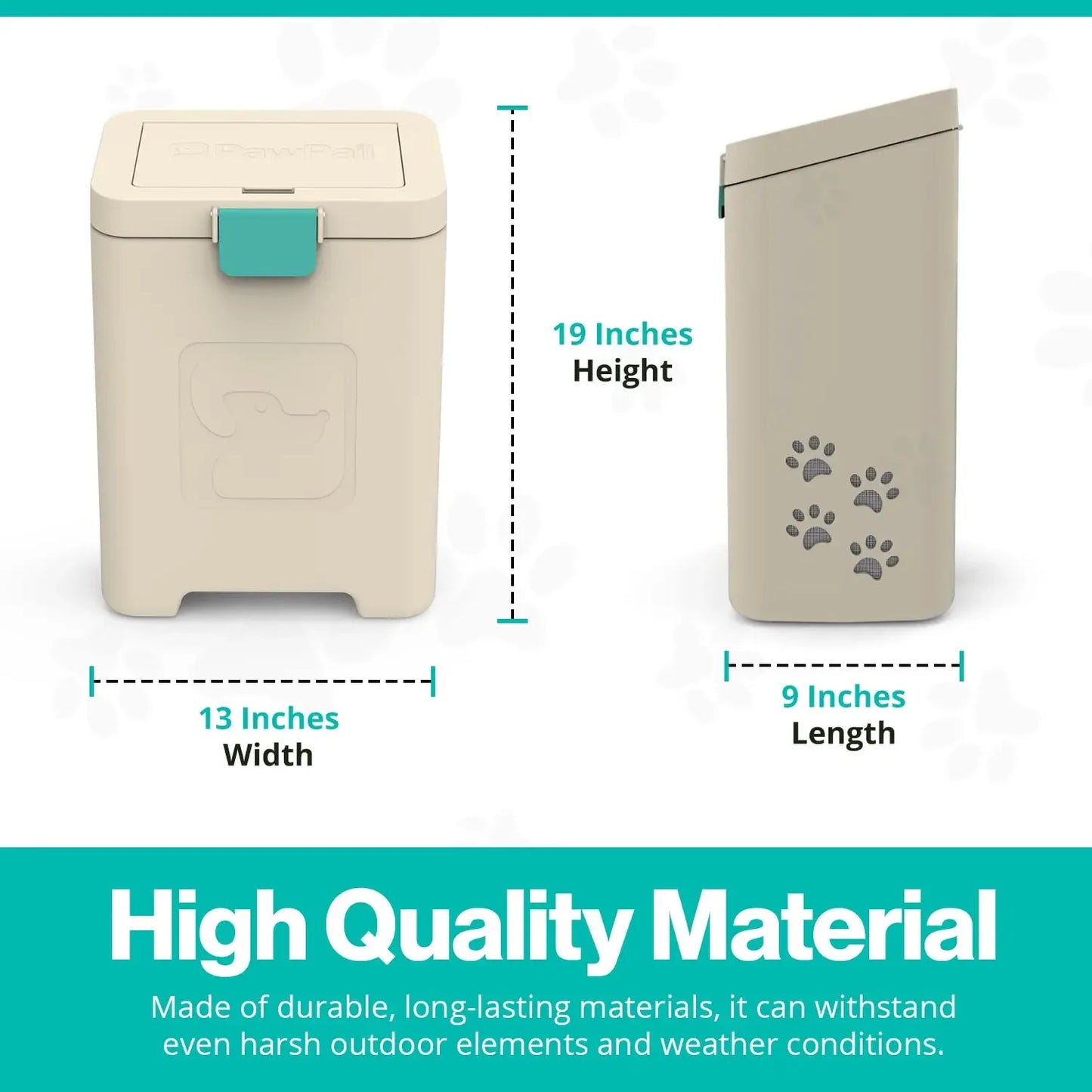 Pet Waste Station DualVent Odor Control And Activated Carbon Filter