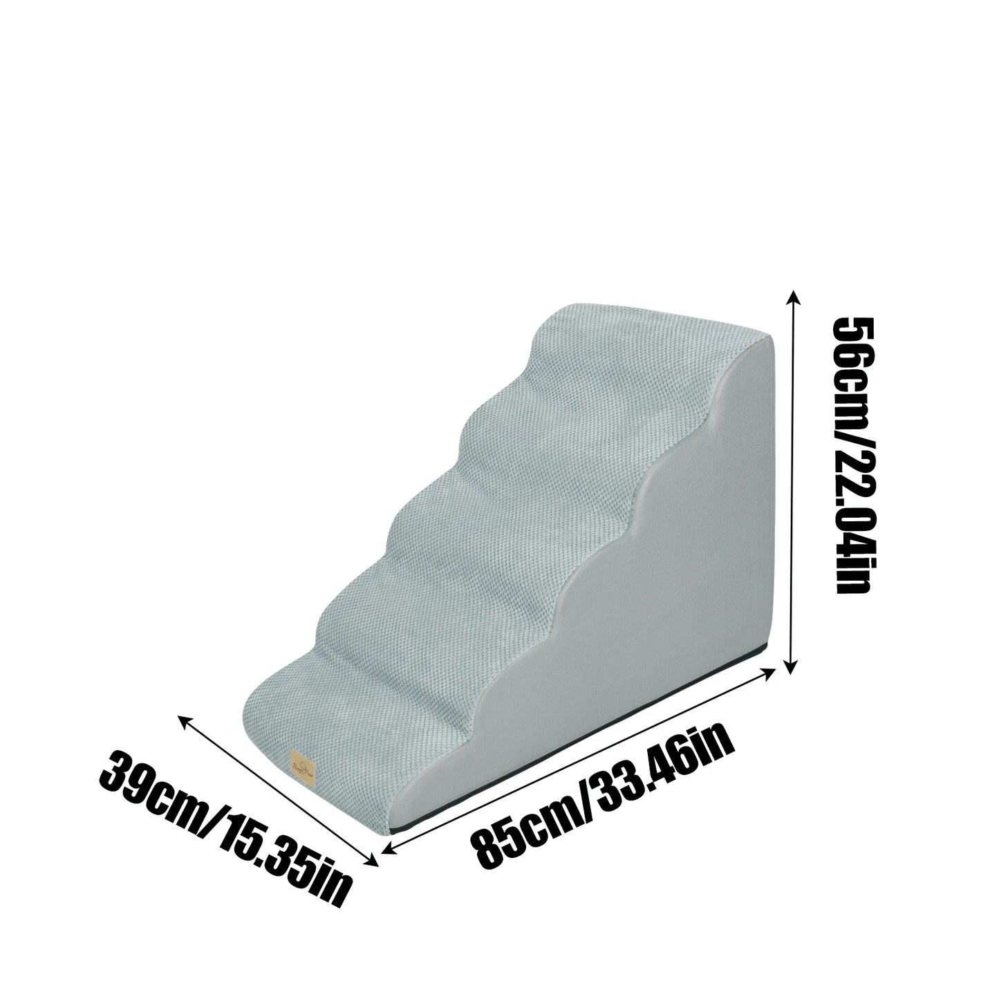 Pet Training Stairs With Removable Cover And Non Slip Surface