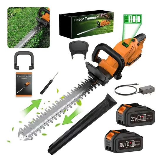 Firehelp Cordless Hedge Trimmer Pruner 20V Battery Included