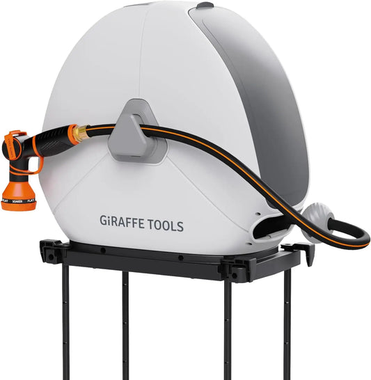 Giraffe Tools Retractable Hose Reel Ground Mount With Automatic Rewind