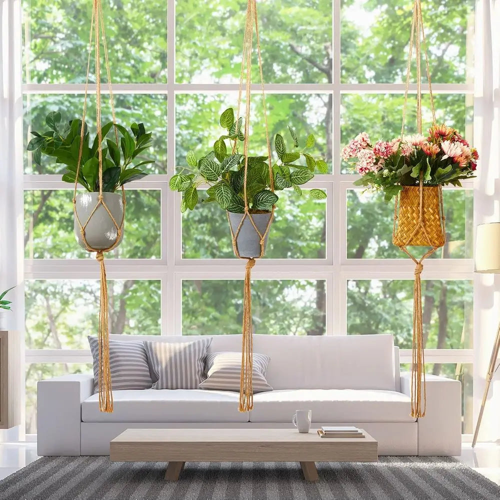 20-Pack Jute Plant Hangers For Indoor And Outdoor Garden Decor