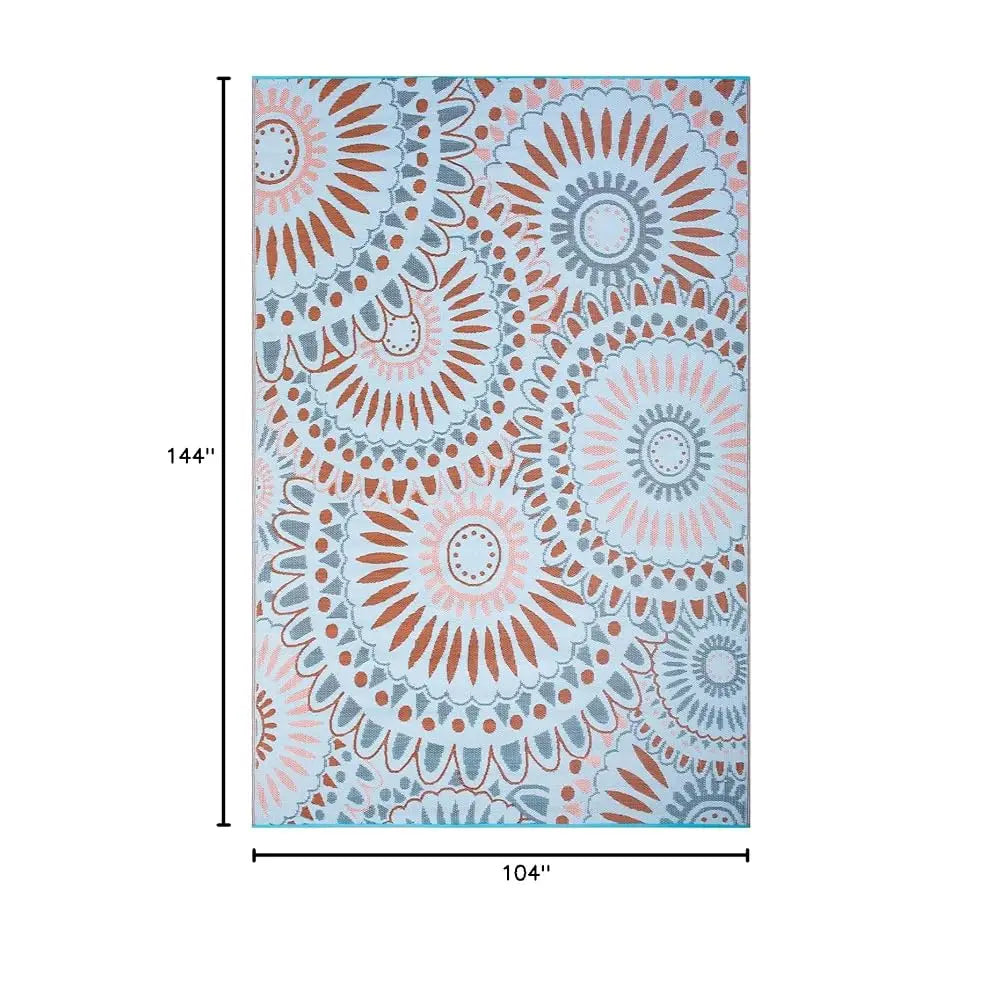 Dixsg Reversible Outdoor Indoor Plastic Straw Rug Mat
