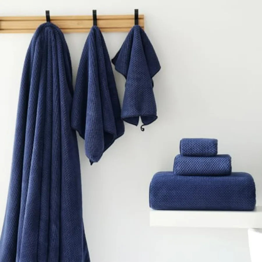 Microfiber Bath Towels Adults Ultra Soft Quick Dry Absorbent