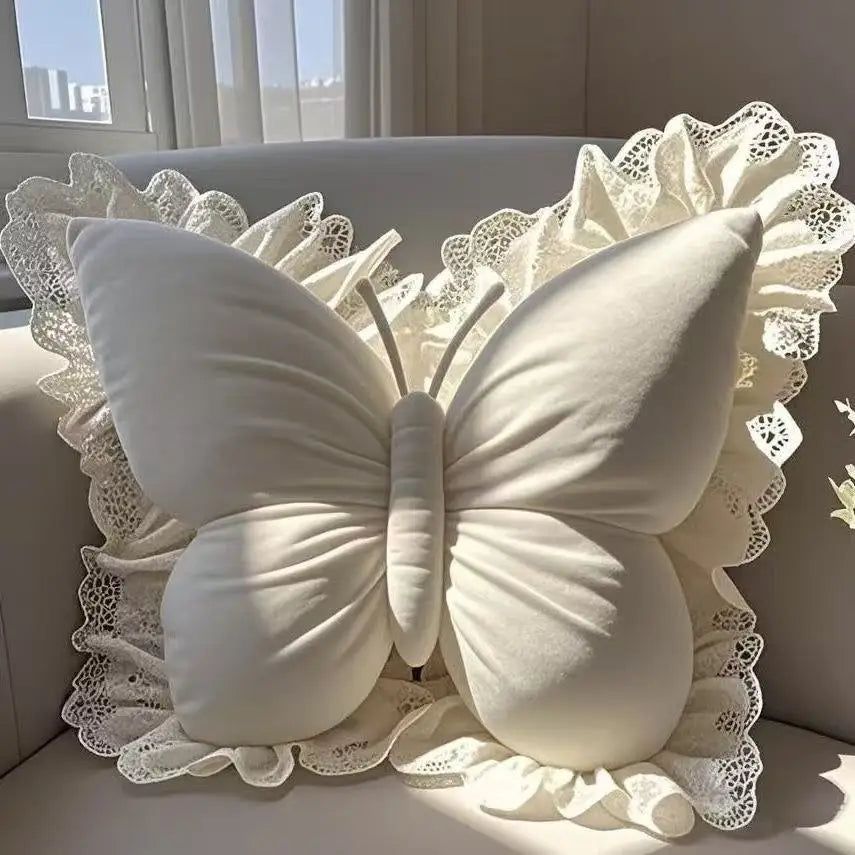 Princess Butterfly Decorative Pillow Cushion For Home Office And Car