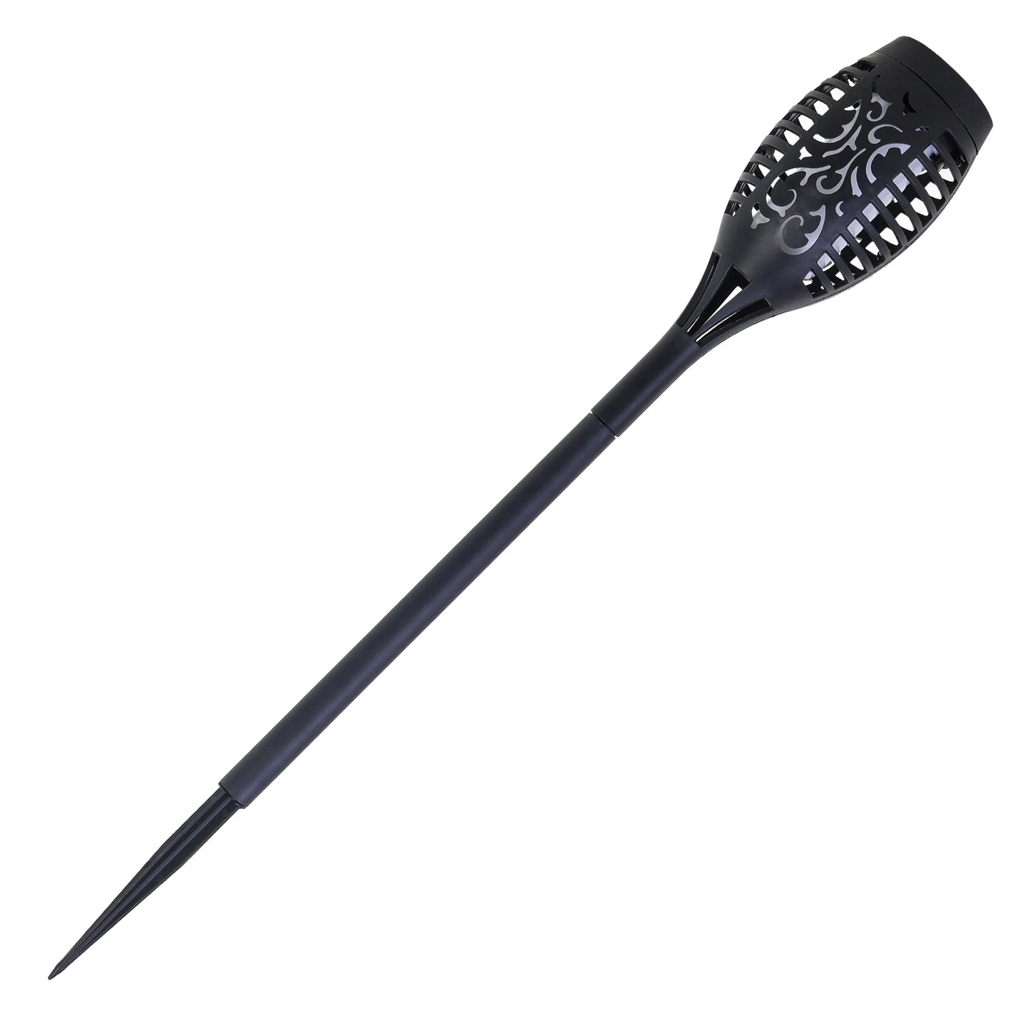 12 LED Solar Flame Torch Lights Outdoor Garden Decoration Waterproof