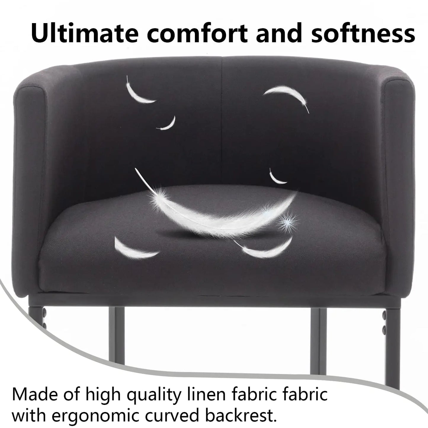 Guangbai Counter Height Bar Stools Set of 2 with Backrest