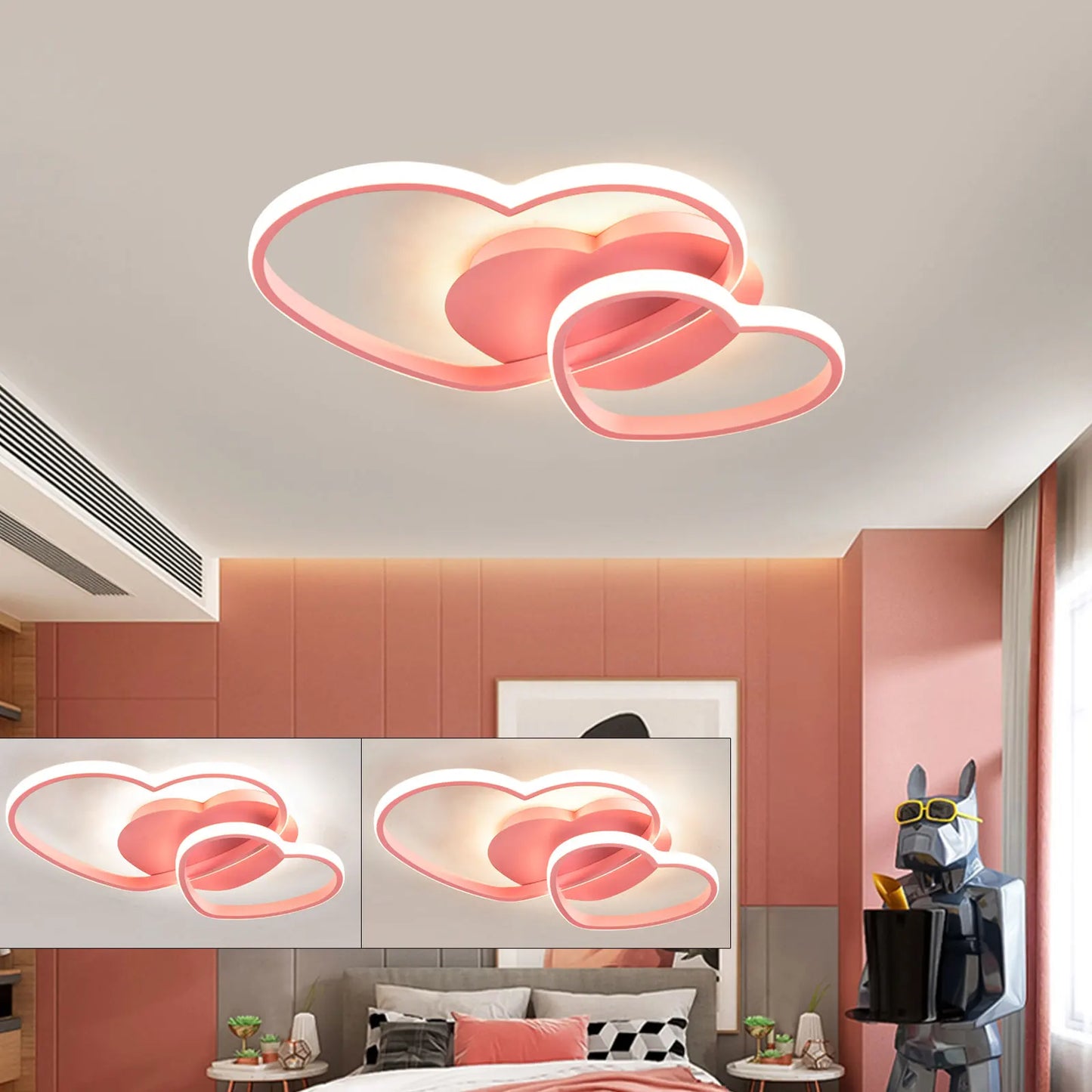 Heart Shaped Ceiling Light For Homes And Commercial Spaces