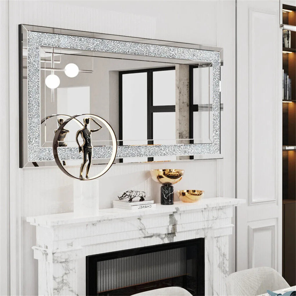 Diamond Wall Mirror For Bathroom, Bedroom, Living Room