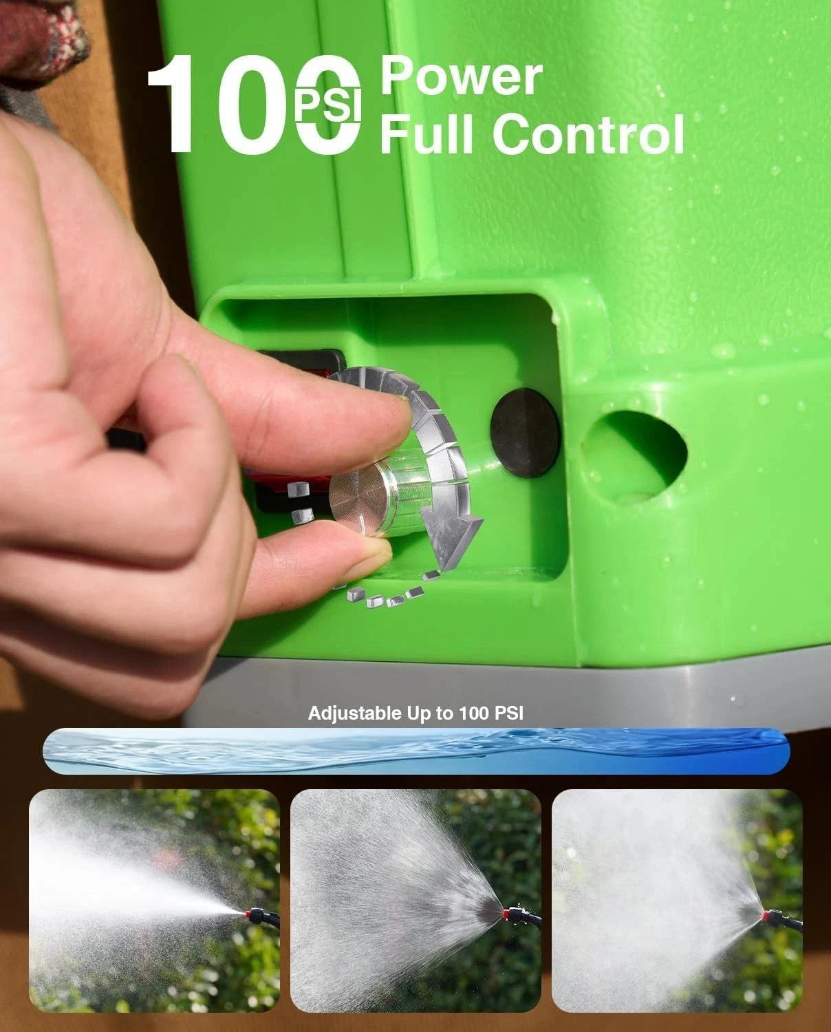 TaskStar Cordless Backpack Sprayer For Pesticides With Dual 2000mAh Batteries
