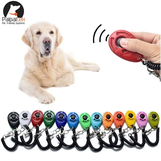 PaiPaitek Dog Training Clicker Adjustable Wrist Strap