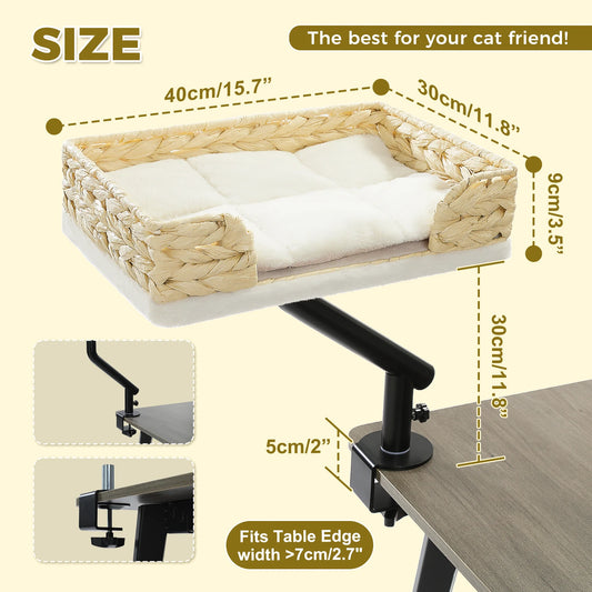 PAWZ Road Cat Desk Bed 360 Rotatable Hammock Stand