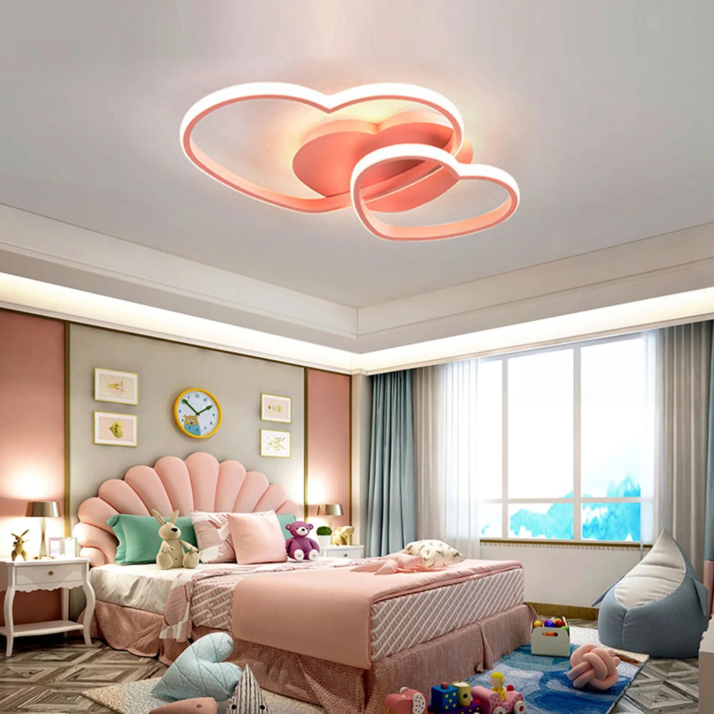 Heart Shaped Ceiling Light For Homes And Commercial Spaces