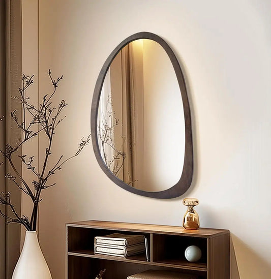 Vintage Irregular Framed Wall Mirror For Living Room Bedroom