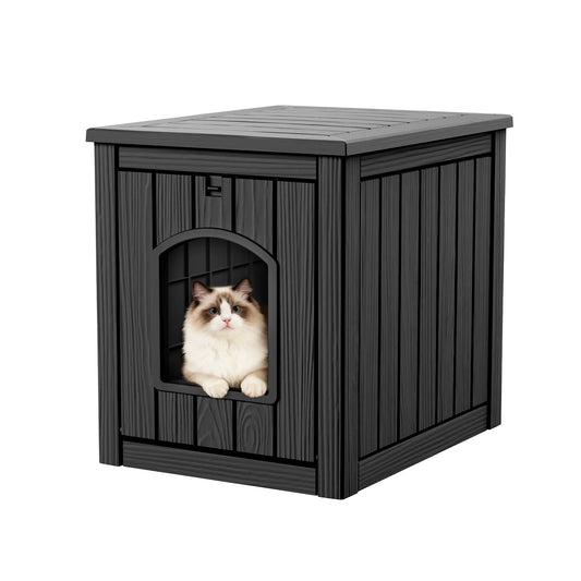Waterproof Resin Pet Kennel And End Table For Multiple Pets