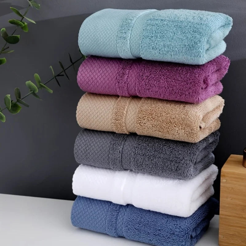 Solid Color 100 Percent Cotton Hand Towel Super Absorbent For Home And Hotel