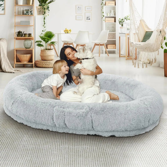 People And Dog Bed Memory Foam For Pets Premium Cozy