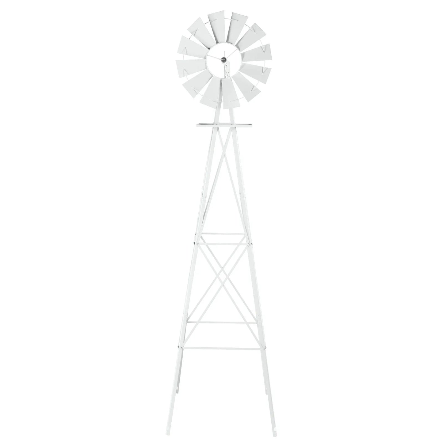 Weather Resistant Garden Windmill Iron Yard Decoration