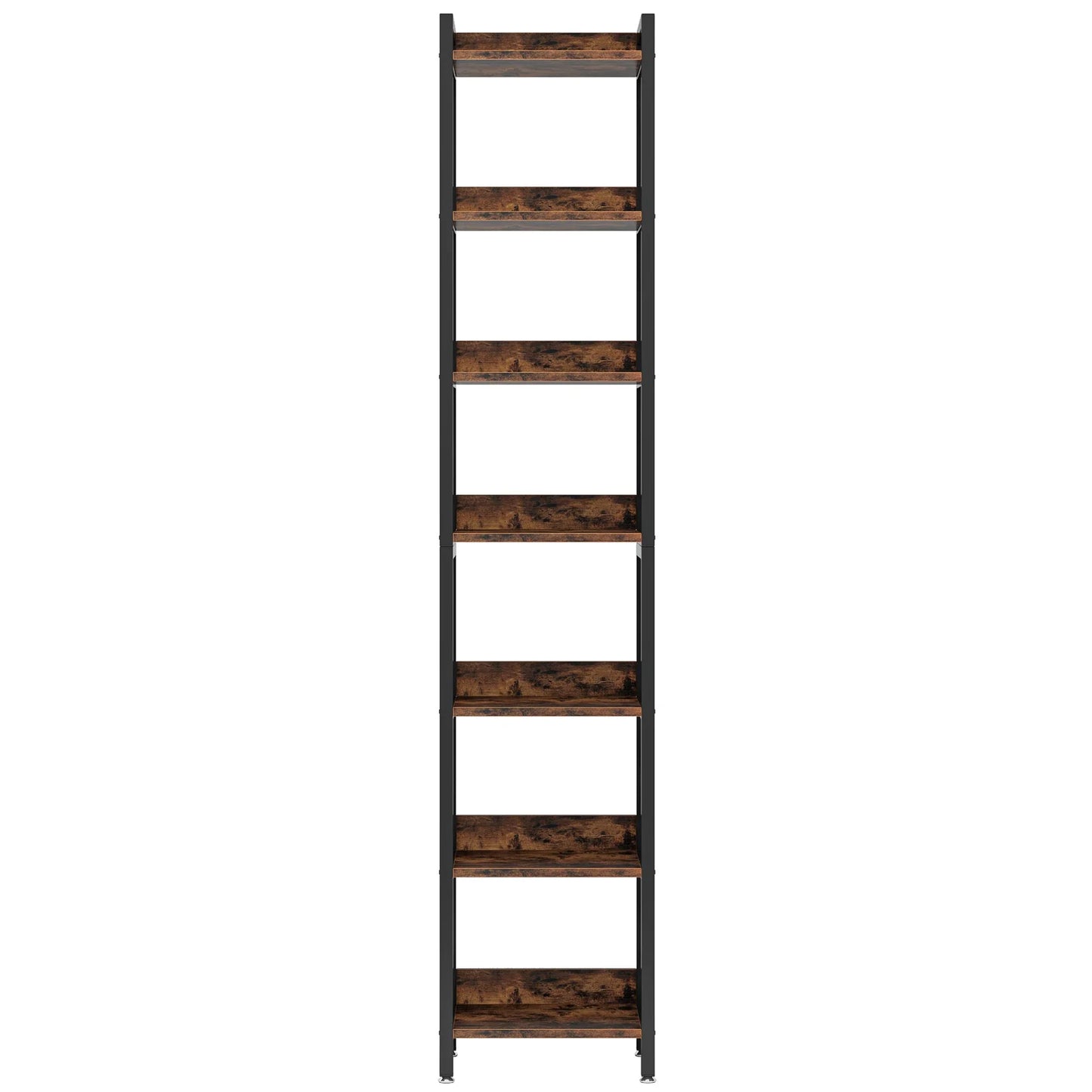 Tribesigns Narrow Bookshelf Seven Tier Freestanding Display Unit