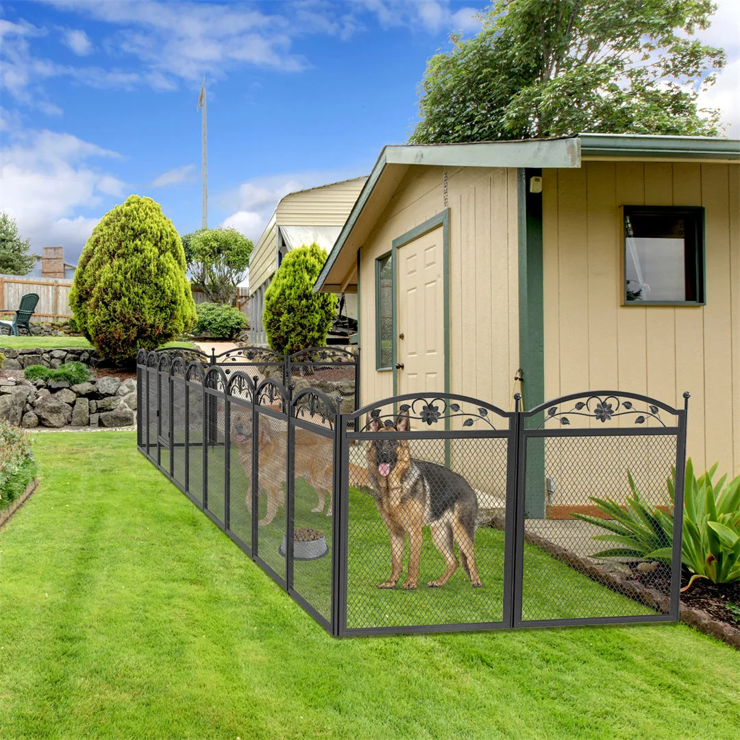 BINGOPAW Heavy Duty Dog Playpen For Indoor And Outdoor Use