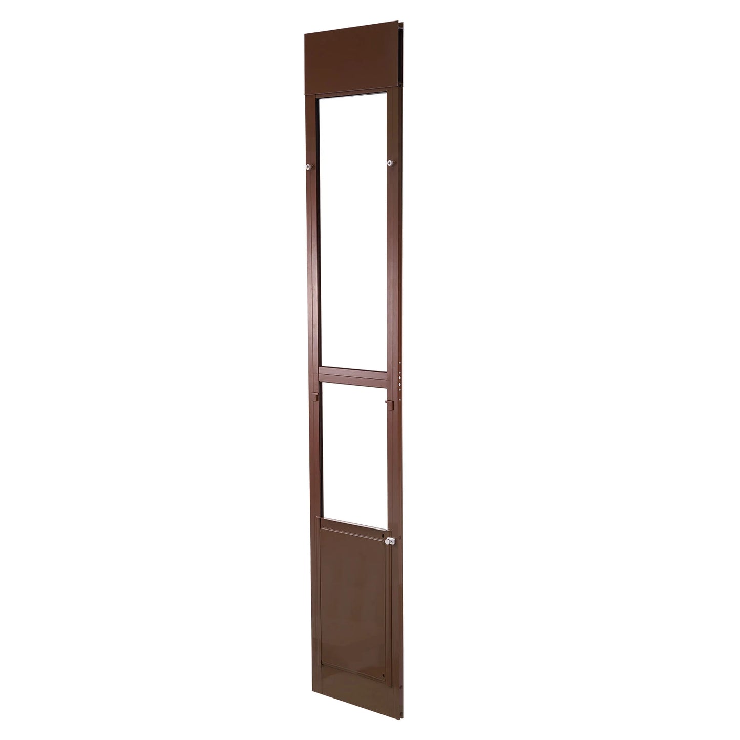 SucceBuy Sliding Glass Dog Door Rotating Hinges Lock