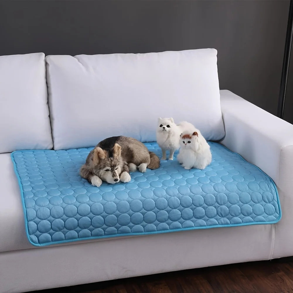 Dog Cooling Mat For Pets Self Cooling Pad Durable Bed