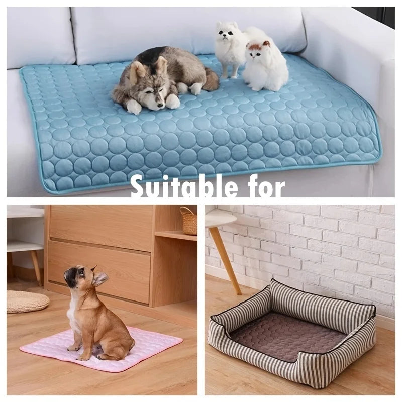 Dog Cooling Mat For Pets Self Cooling Pad Durable Bed