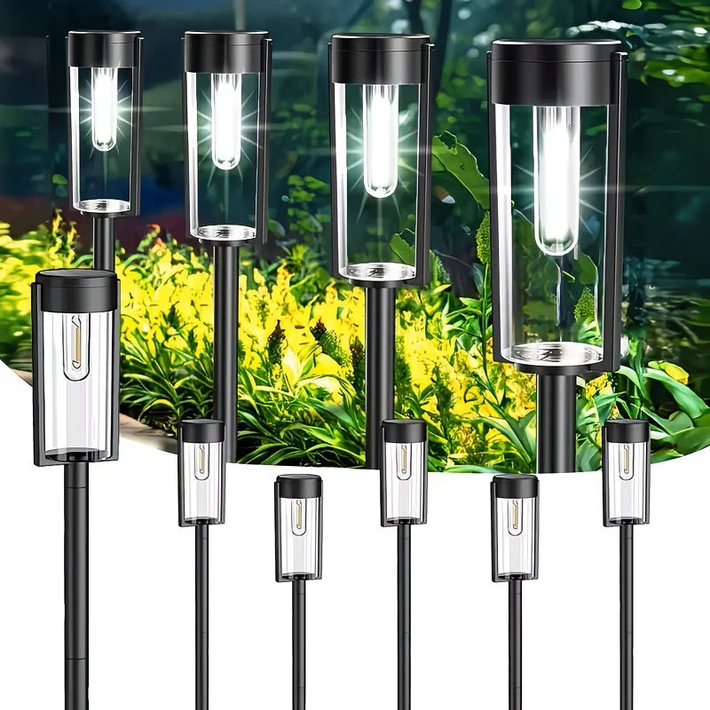 Solar Pathway Lights For Outdoor Garden And Yard Lighting