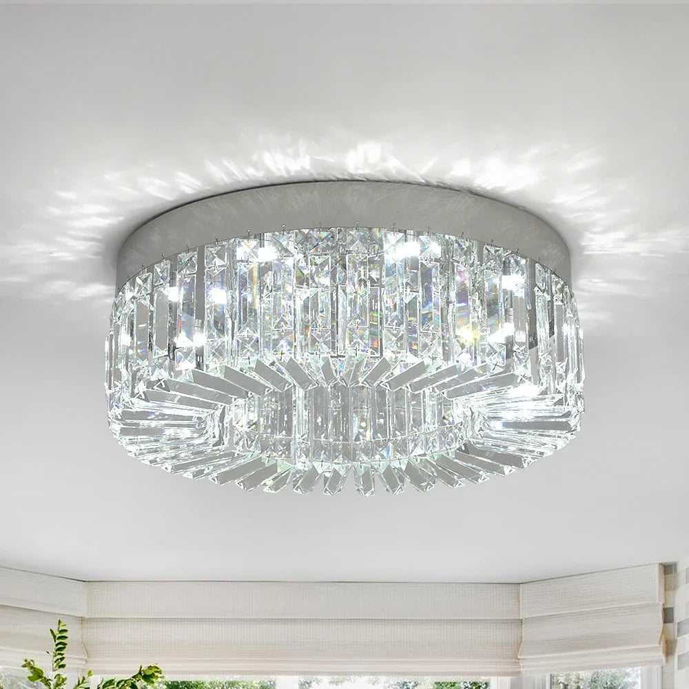 VETRULUS Crystal LED Ceiling Chandelier for Modern Home Lighting