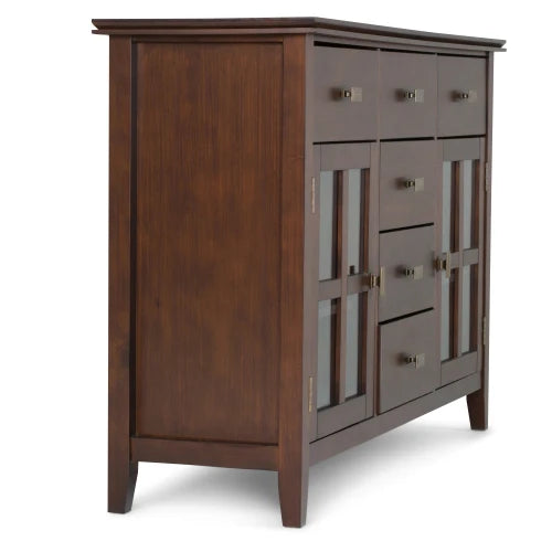 Artisan Solid Wood Sideboard Buffet For Dining Room Storage