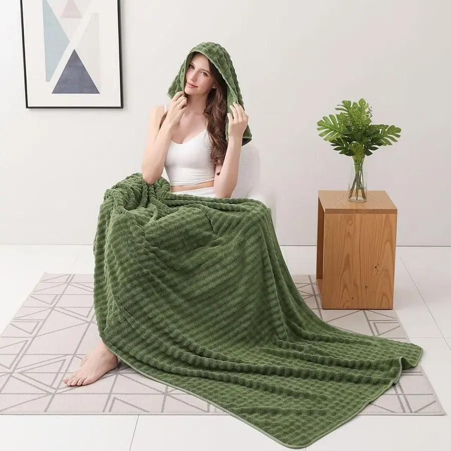 Six-Piece Ultra Absorbent Microfiber Bath Towel Set