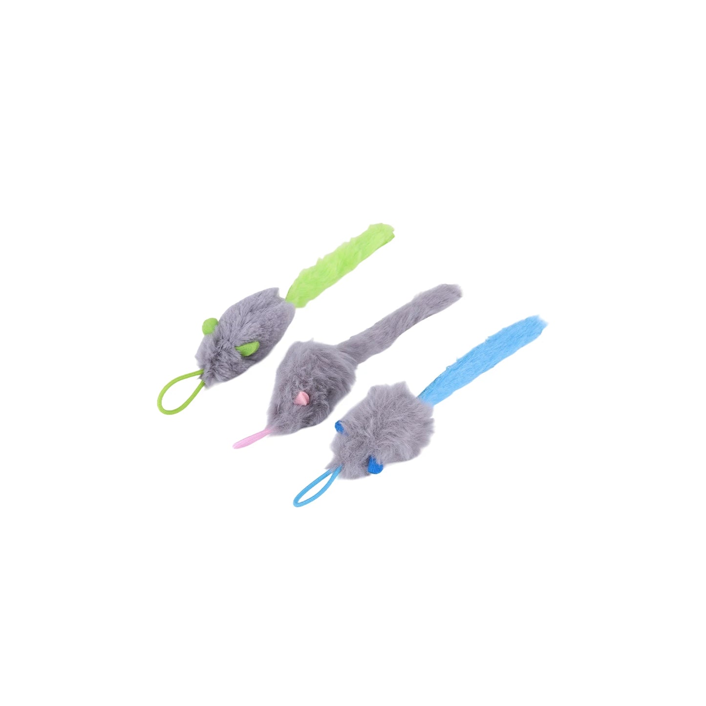 Teaser Electronic Self Play Cat Toy With 3 Catnip Mice