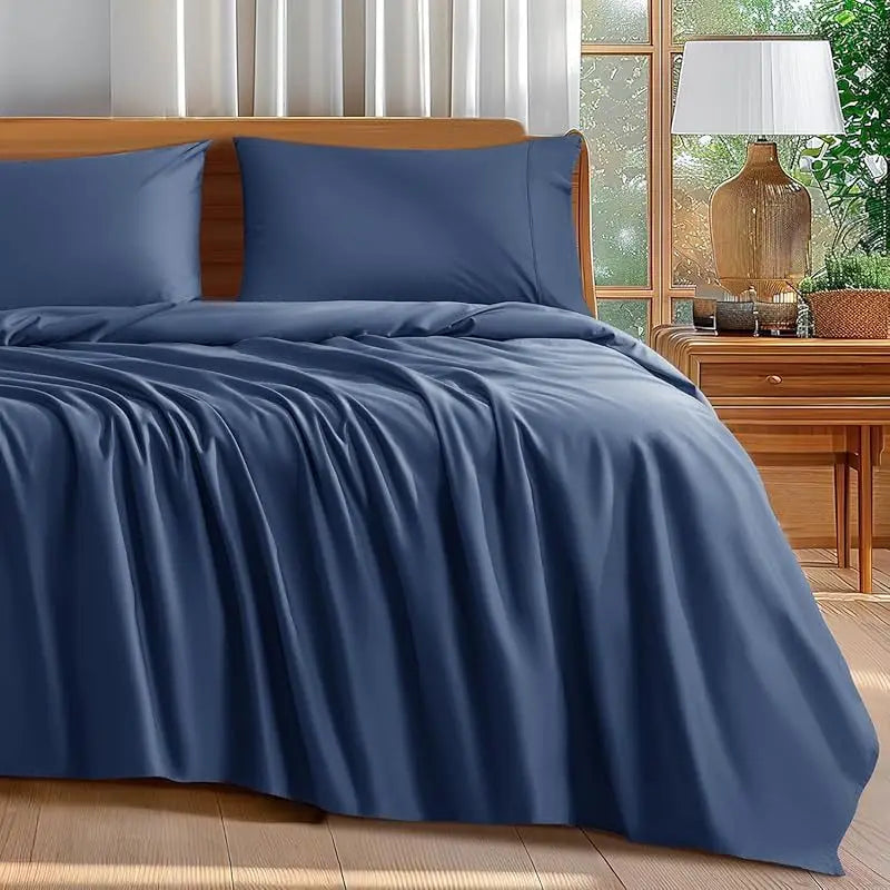 100 Percent Cotton Luxury Bed Sheets Set 600 Thread Count