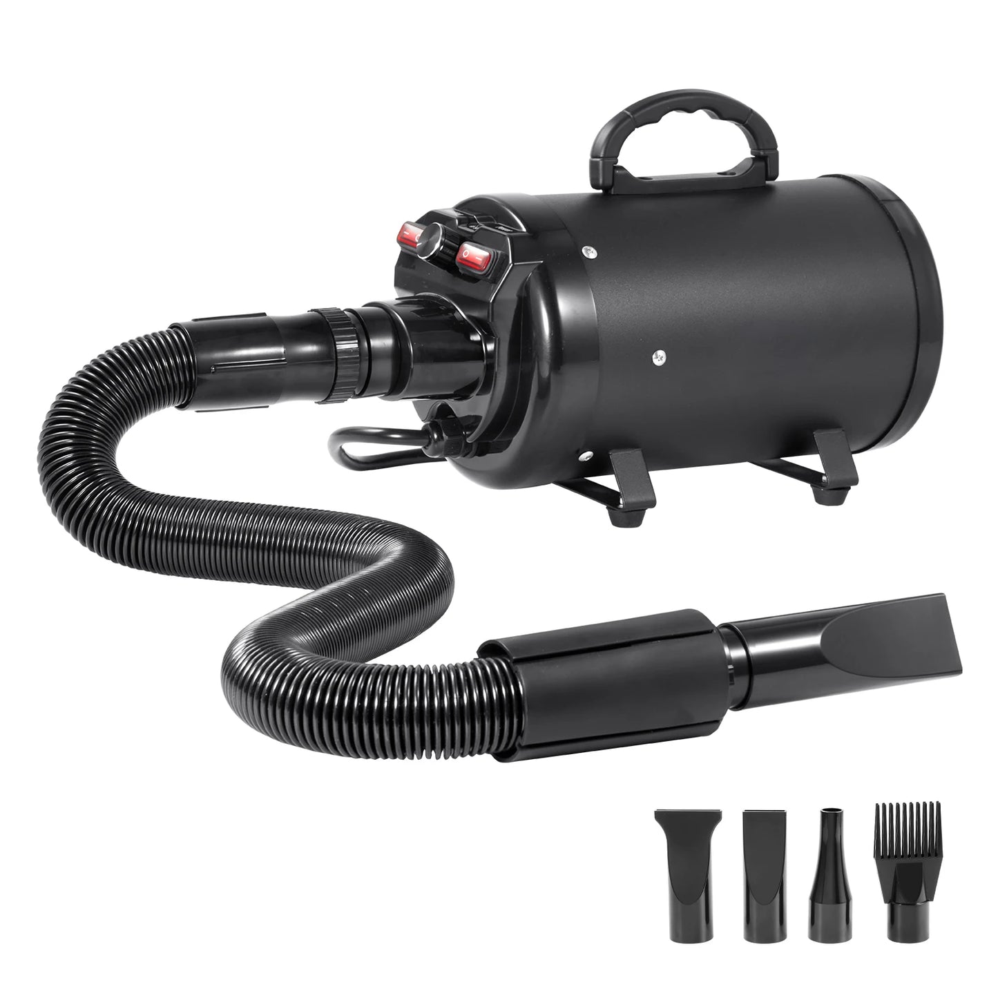 SucceBuy Dog Grooming Dryer With Adjustable Speed And Nozzles
