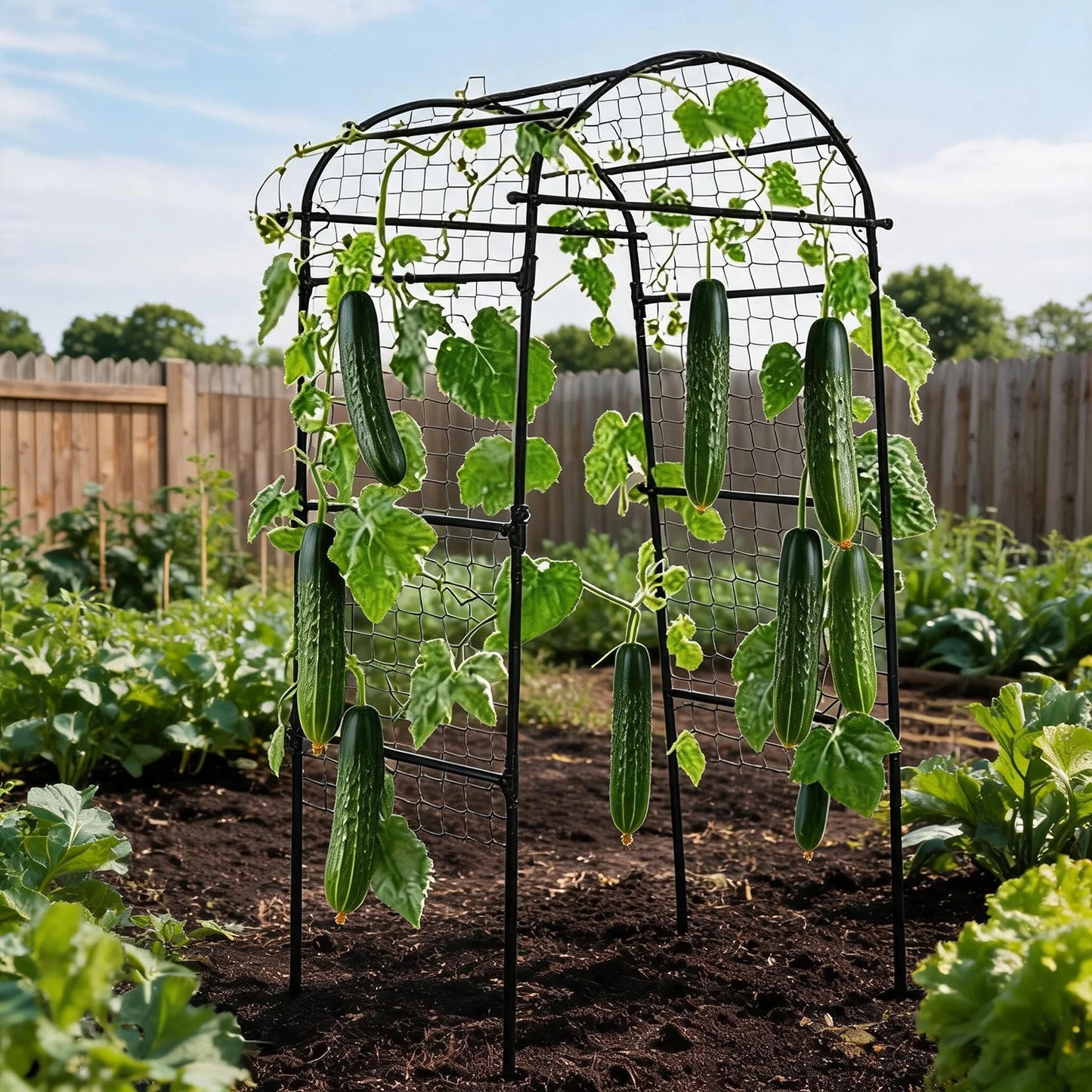 HiMISS Garden Arch Trellis Heavy Duty Plant Support