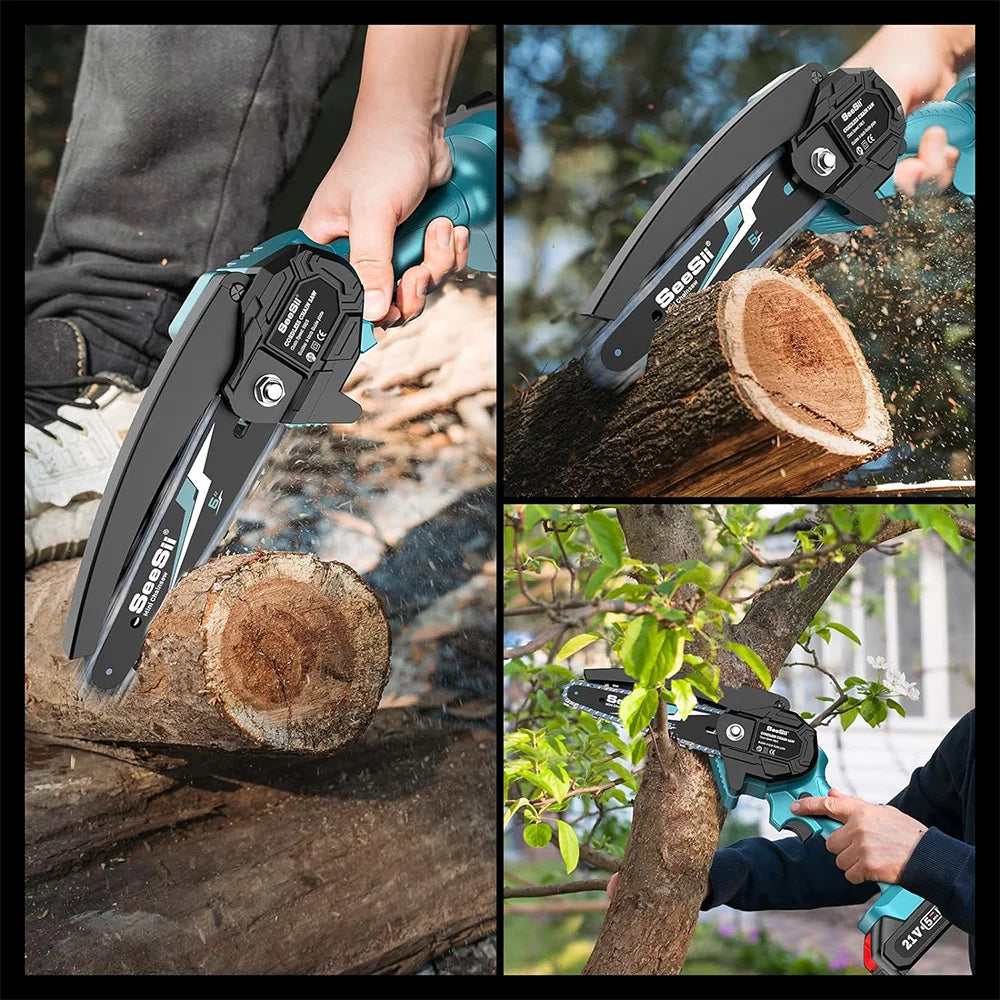Seesii Cordless Mini Chainsaw for Makita 18V Battery