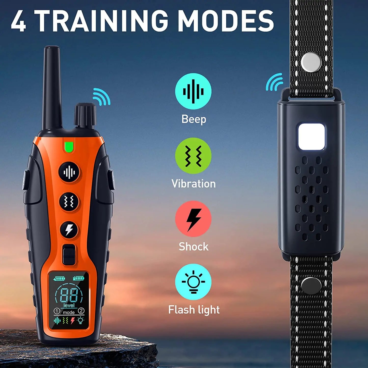 WXRPETH Dog Training Collar Remote With 3300ft Range USB Rechargeable