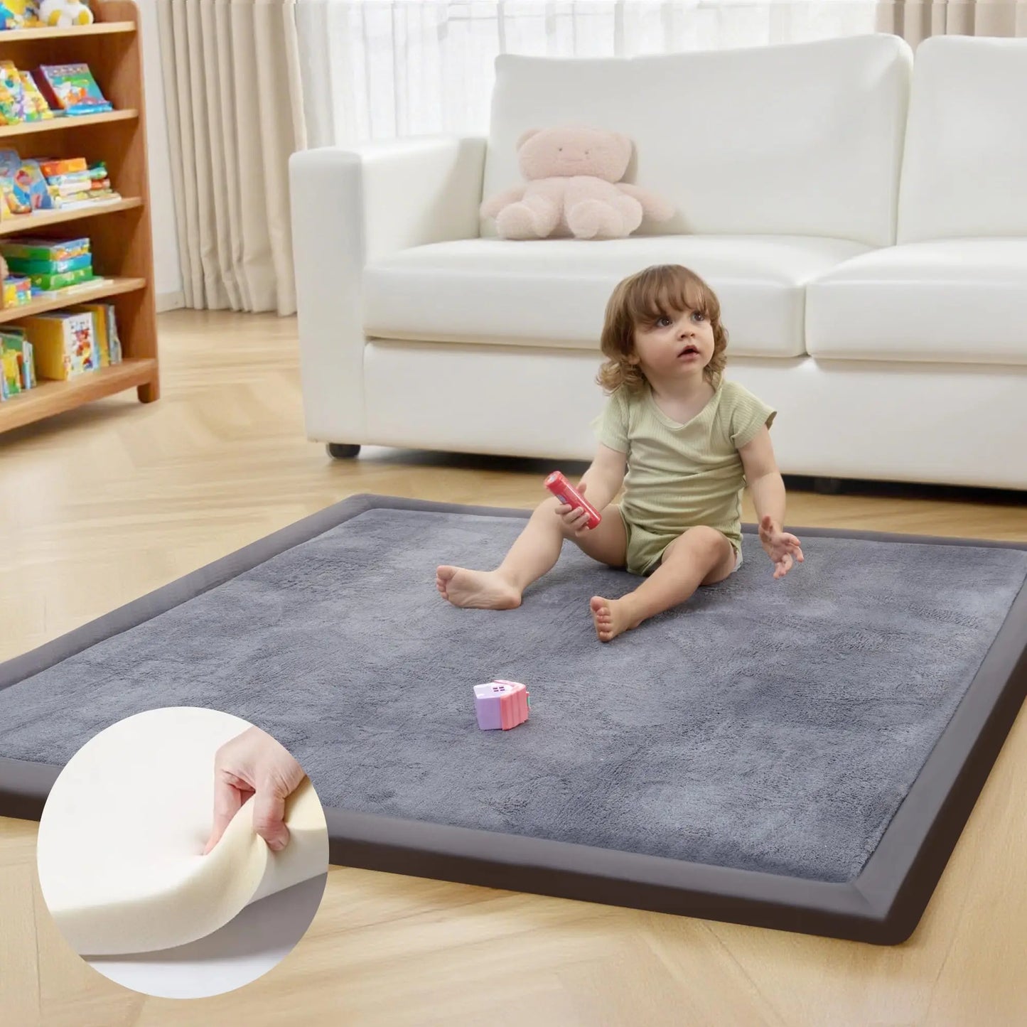 PaPaMat Baby Play Mat Tatami Style Non Slip Rug Mat