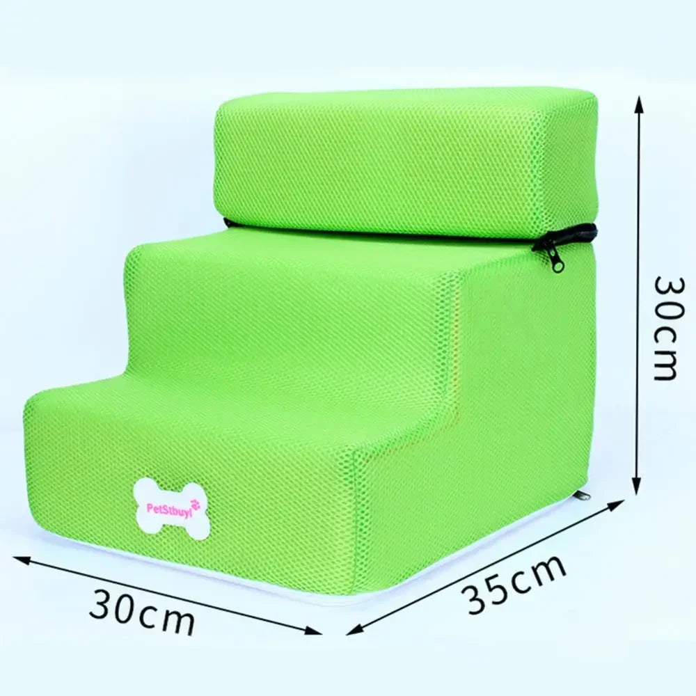 3 Step Detachable Dog Stairs Non Slip Ramp For Pets