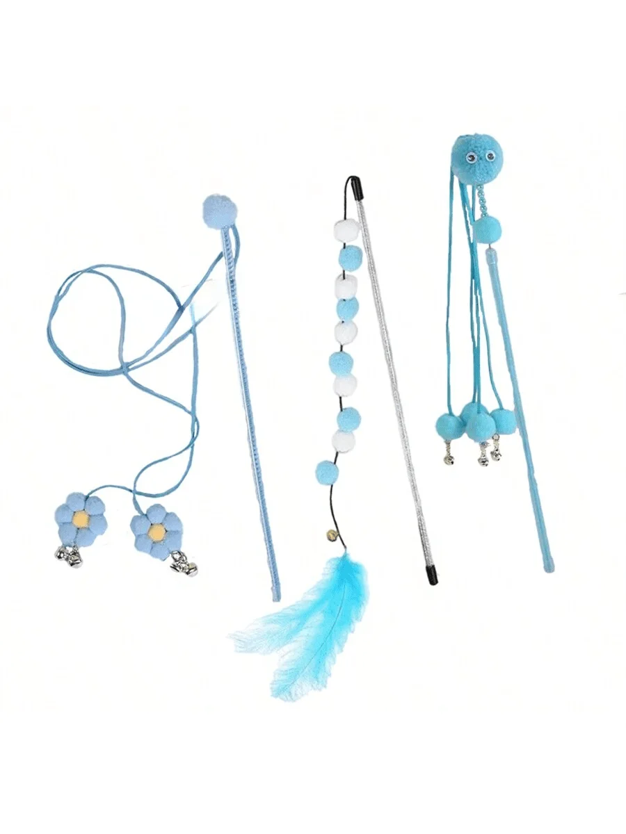 Fairy Cat Teaser Wand Durable Interactive Toy For Cats