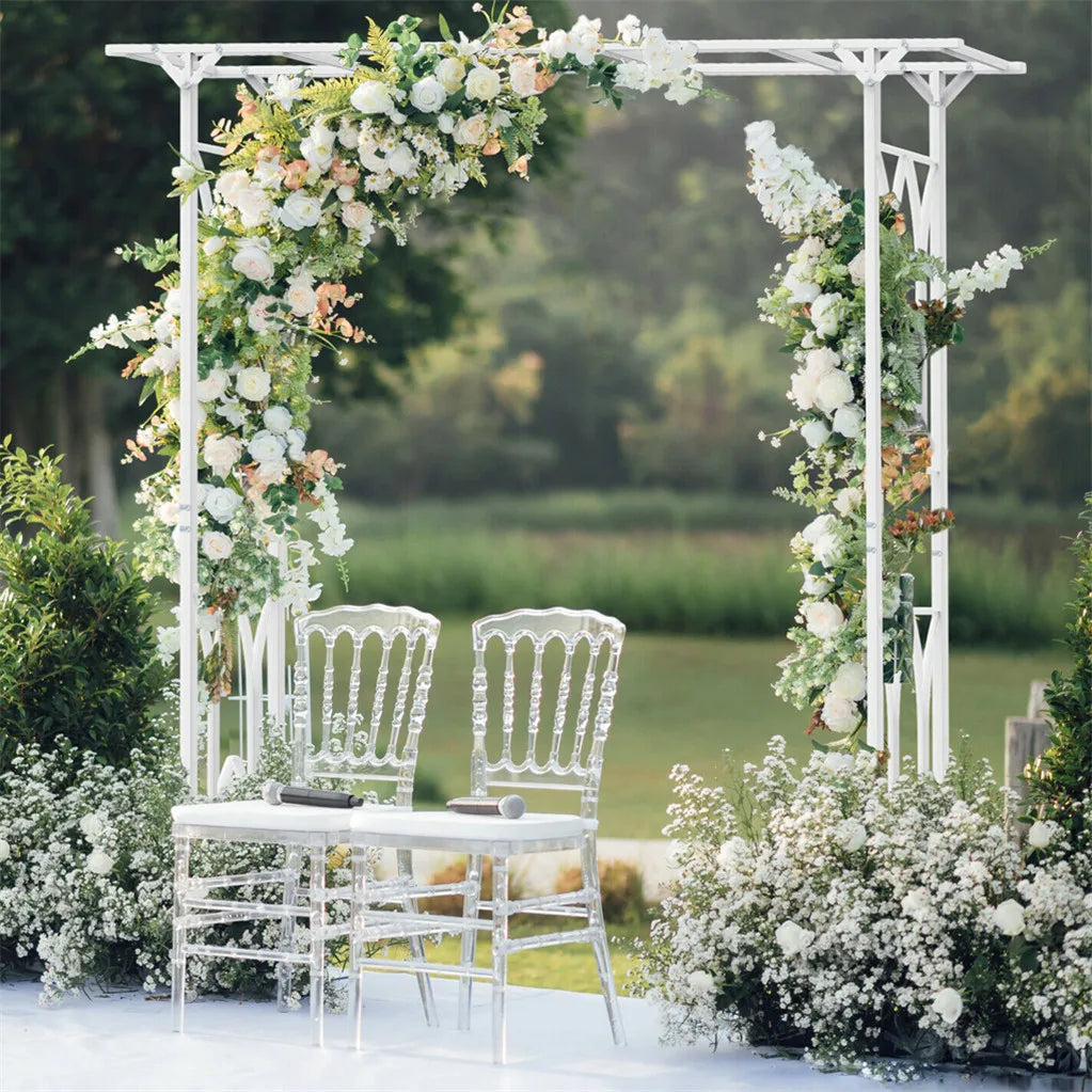 Strong Metal Garden Arch For Outdoor Wedding and Patio