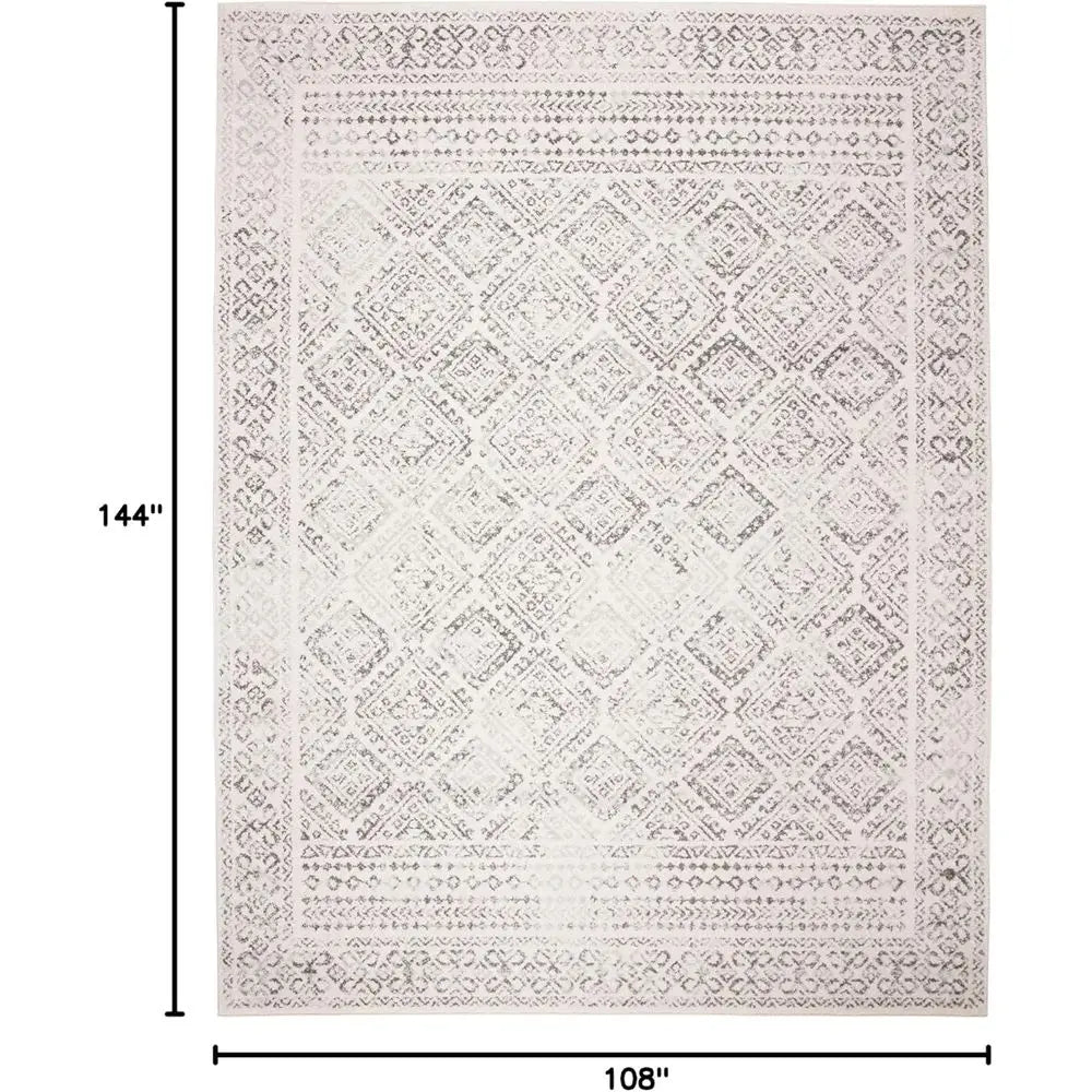 Kilim Moroccan Boho Distressed Area Rug Non-Shedding Easy Clean