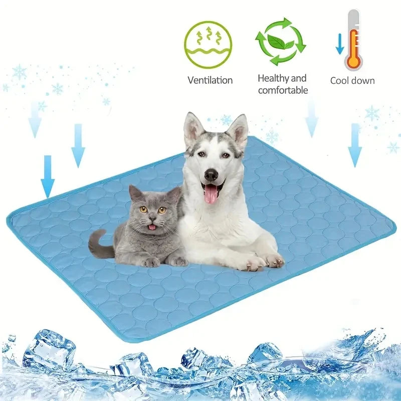 Dog Cooling Mat For Pets Self Cooling Pad Durable Bed