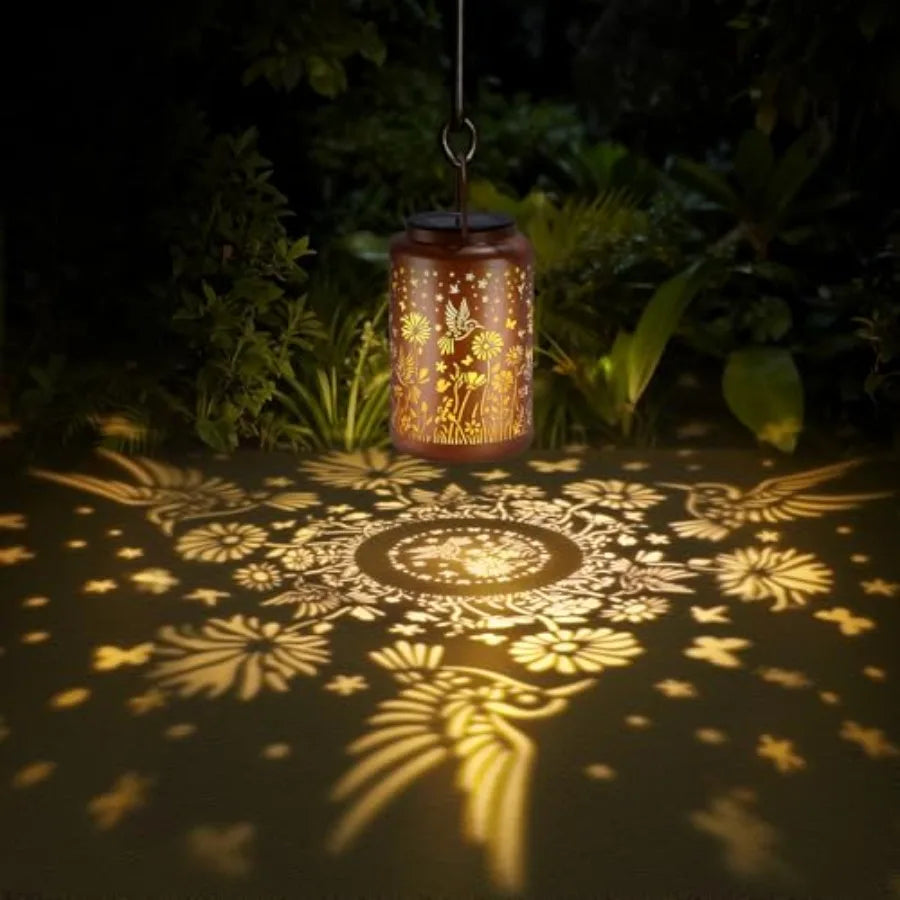 Waterproof Solar Hummingbird Lanterns for Outdoor Garden and Patio Decor