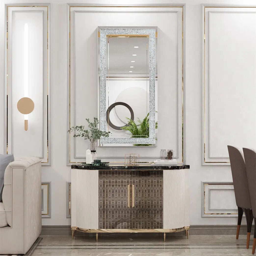 Diamond Wall Mirror For Bathroom, Bedroom, Living Room