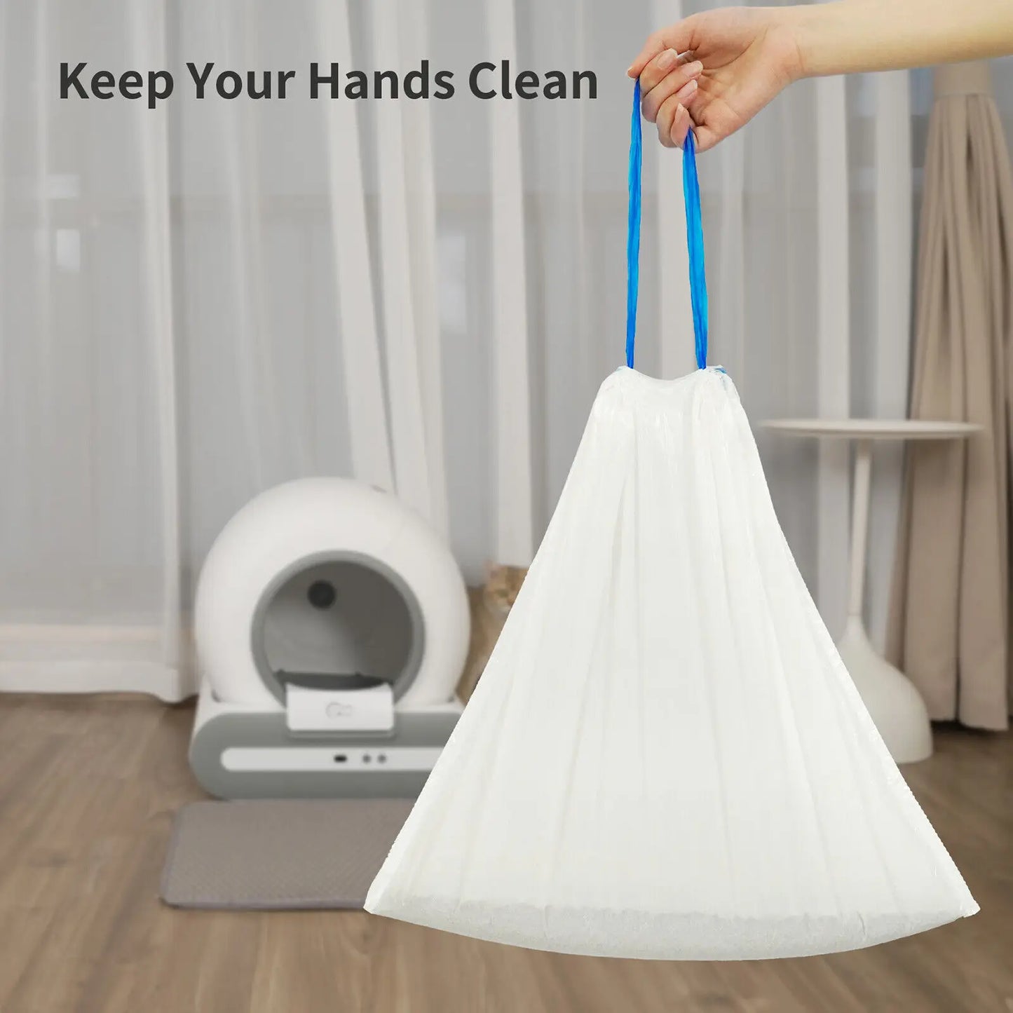 DOEL Self-Cleaning Cat Litter Box Liners and Trash Bags