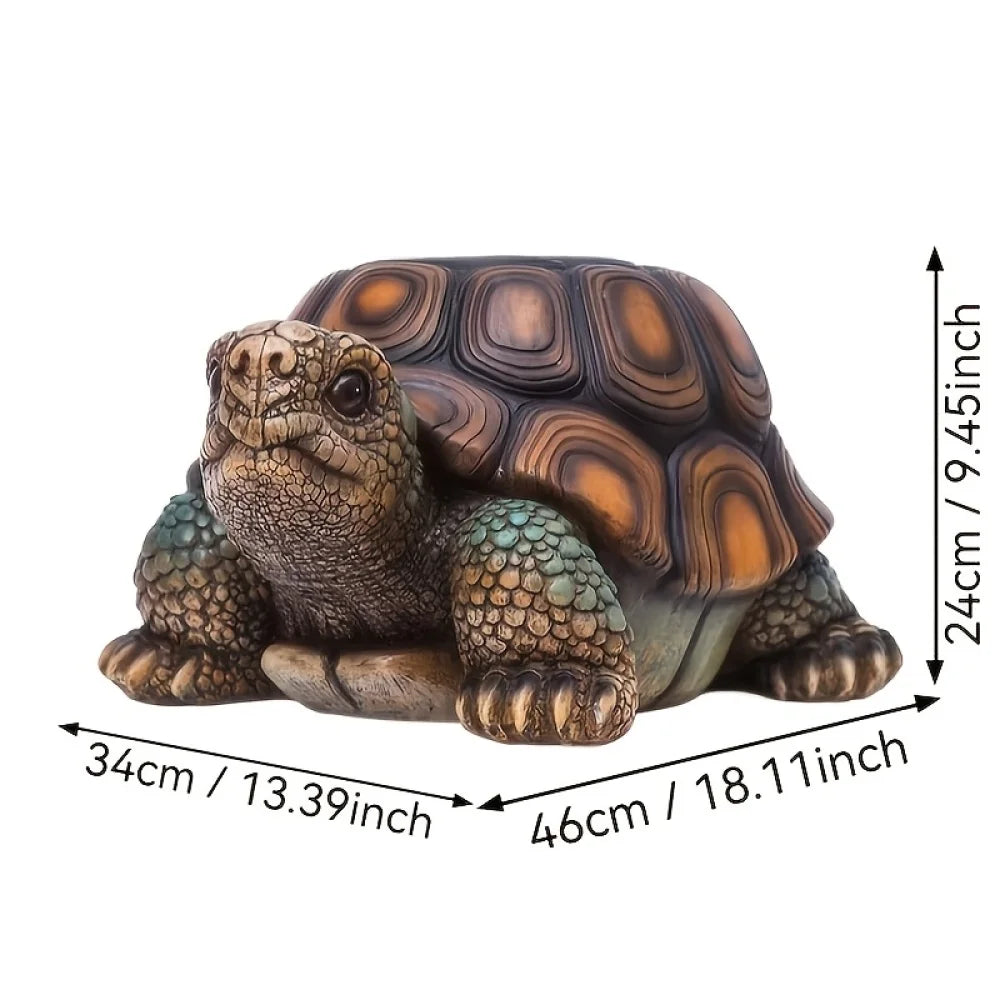 Garden Turtle Resin Stool Decorative Indoor Outdoor Multipurpose Decor