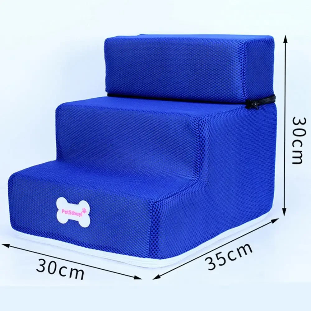 3 Step Detachable Dog Stairs Non Slip Ramp For Pets